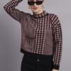 S13_BLACK_01_2-min Turtle Neck Houndstooth Design Premium Acrylic Wool Women’s Knitted Top & Sweater