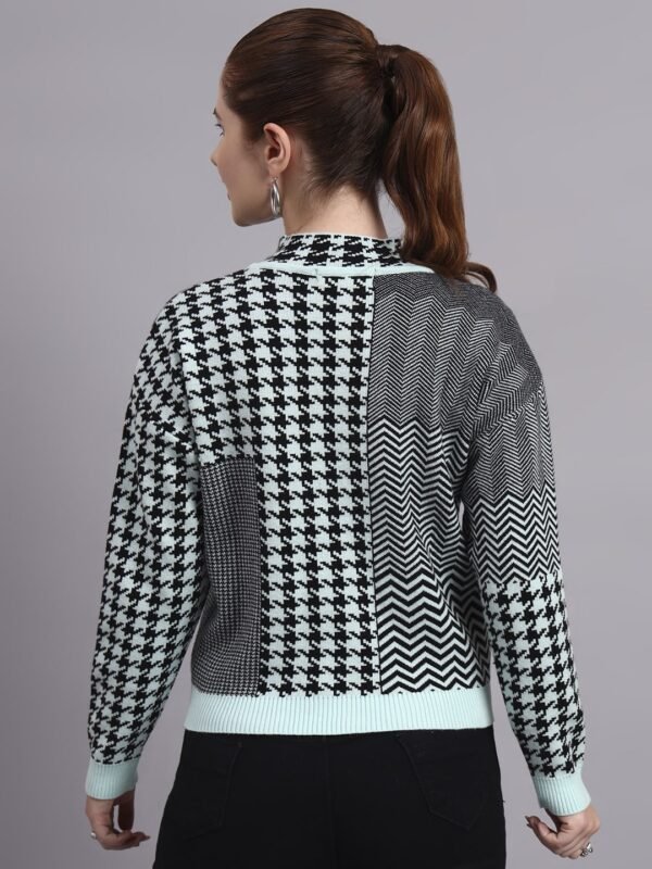 Premium Acrylic Wool Women’s Knitted Top & Sweater – Mint Green