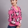 S14_PINK_01_5-min Spread Collar Flower Matrix Design | Premium Acrylic Wool Women Pink Knitted Top Sweater