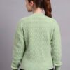 S17_LIGHTGREEN_01_3 Embroidered Floral Texture Crew Neck | Premium Acrylic Wool Light Green Knitted Sweater