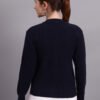 Button-Down Daisy Embroidered Knit Cardigan | Premium Acrylic Wool Women Sweater