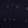 Button-Down Daisy Embroidered Knit Cardigan | Premium Acrylic Wool Women Sweater
