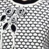 Round Neck Blocked Design With Premium Acrylic Wool Women Knitted Top & Sweater