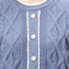 Round Neck Geomatric Design With Premium Acrylic Wool Women Knitted Top & Sweater