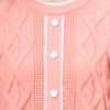 Round Neck Geomatric Design With Premium Acrylic Wool Women Knitted Top & Sweater
