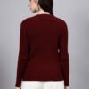 Round Neck Geomatric Design With Premium Acrylic Wool Women Knitted Top & Sweater