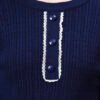 S23_NAVY_01_5 Round Neck Cable Knitted Design With Premium Acrylic Wool Women Knitted Top & Sweater