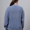 Round Neck Flowered Patch Work Design With Premium Acrylic Wool Women Knitted Top & Sweater