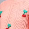 S30_BABYPINK_01_5 Round Neck Flowered Patch Work Design With Premium Acrylic Wool Women Knitted Top & Sweater