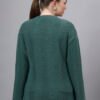 S30_GREEN_01_2 Round Neck Flowered Patch Work Design With Premium Acrylic Wool Women Knitted Top & Sweater