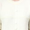 S31_OFFWHITE_01_5 Round Neck Self Design Design With Premium Acrylic Wool Women Knitted Top & Sweater