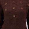 Round Neck Geomatric With Patch Work Design With Premium Acrylic Wool Women Knitted Top & Sweater